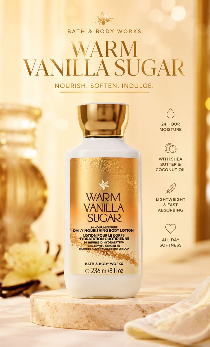 Bath And Body Works Warm Vanilla Sugar Body Lotion
